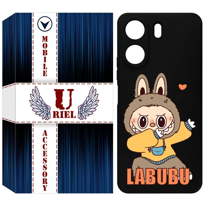 کاور یوریل مدل KSH کد 104 طرح عروسک لبوبو مناسب برای گوشی موبایل شیائومی Redmi 13C 4G / Poco C65