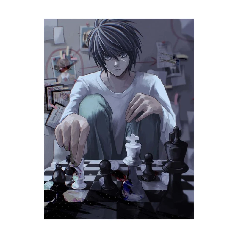 استیکر لپ تاپ و موبایل مدل انیمه طرح دفتر مرگ ال لاولیت کد 1537