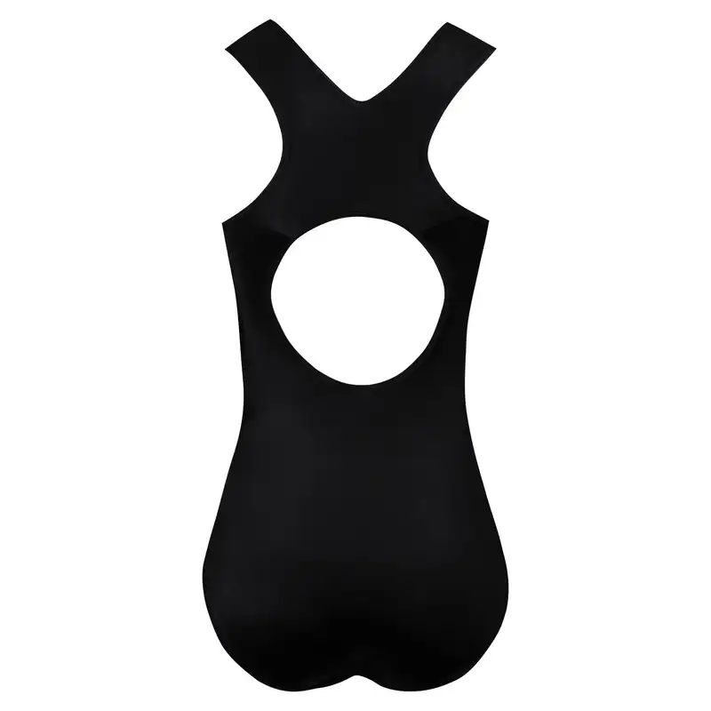 مایو زنانه ماییلدا مدل پددار یک تکه توری کد 4229-705 رنگ مشکی