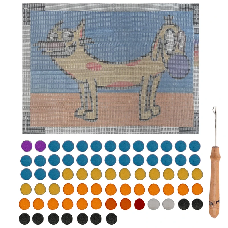 بسته فرشینه بافی مدل 1113 مجموعه 74 عددی