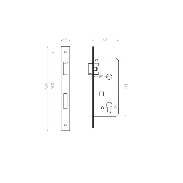 قفل سوئیچی بهریزان مدل ML-502