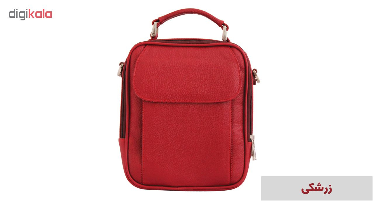 کیف دوشی اسپرت چرم طبیعی جانتا مدل 018