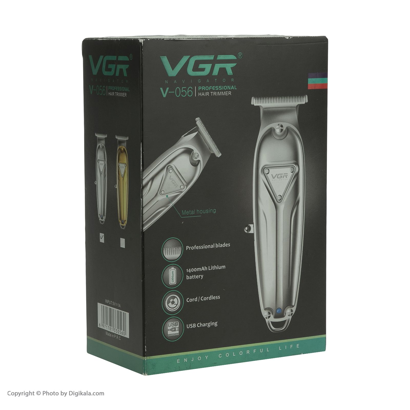 ماشین اصلاح موی سر و صورت و بدن وی جی ار مدل V-056 -  - 13