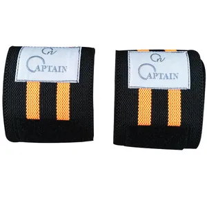مچ بند بدنسازی کاپیتان اسپرت مدل WRIST بسته 2 عددی سایز freesize