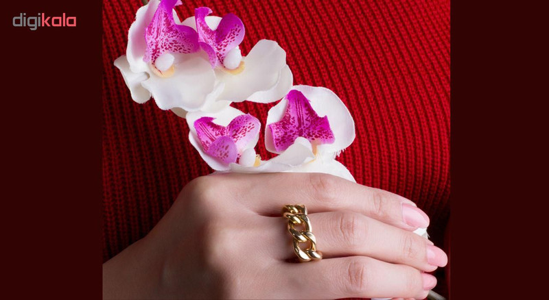 انگشتر طلا 18 عیار زنانه گالری مرجان طرح کارتیه مدل 0842