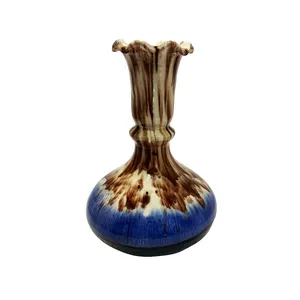 گلدان سفالی مدل عدسی کله لاله ای کد 2