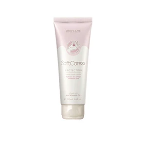کرم مرطوب کننده دست و ناخن اوریفلیم مدل Soft Caress Protecting Hand Nail حجم 150 میلی لیتر