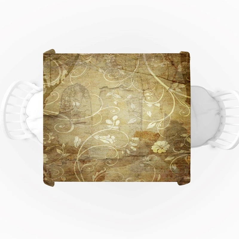 رومیزی طرح مربع پتینه کد 11013