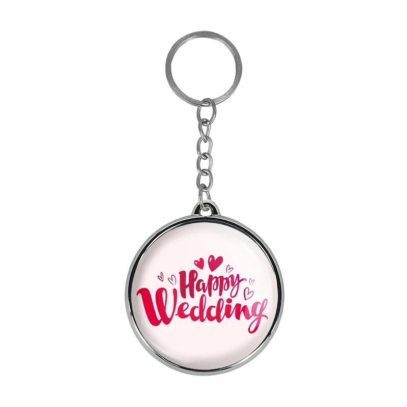 جاکلیدی خندالو طرح عروس و داماد مدل دوطرفه کد 2962929630