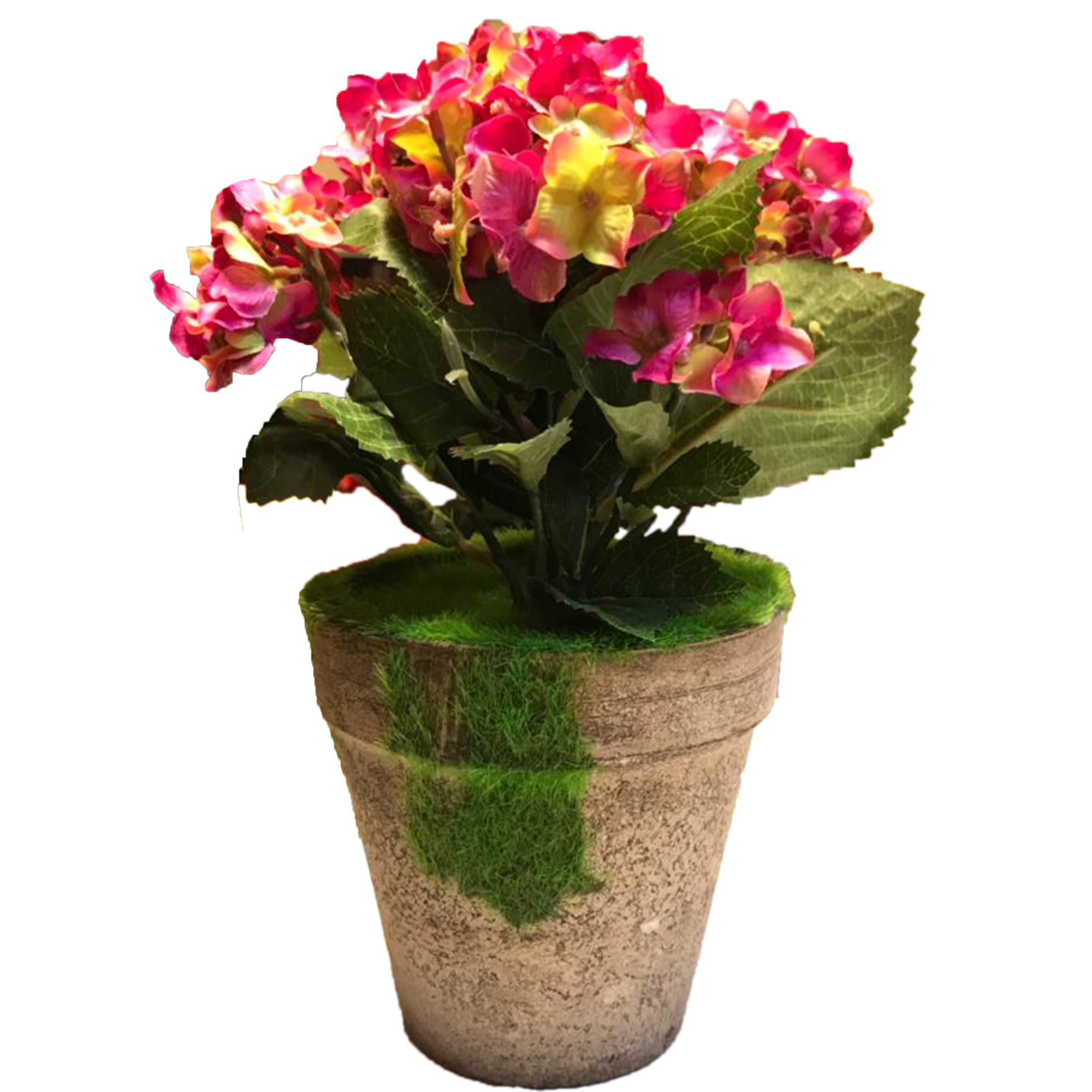گلدان به همراه گل مصنوعی مدل ادریسی 3663