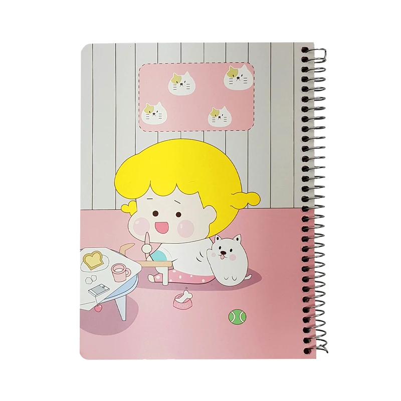 دفترچه برنامه ریزی 80 برگ طرح دخترک کیوت بازیگوش کد 30