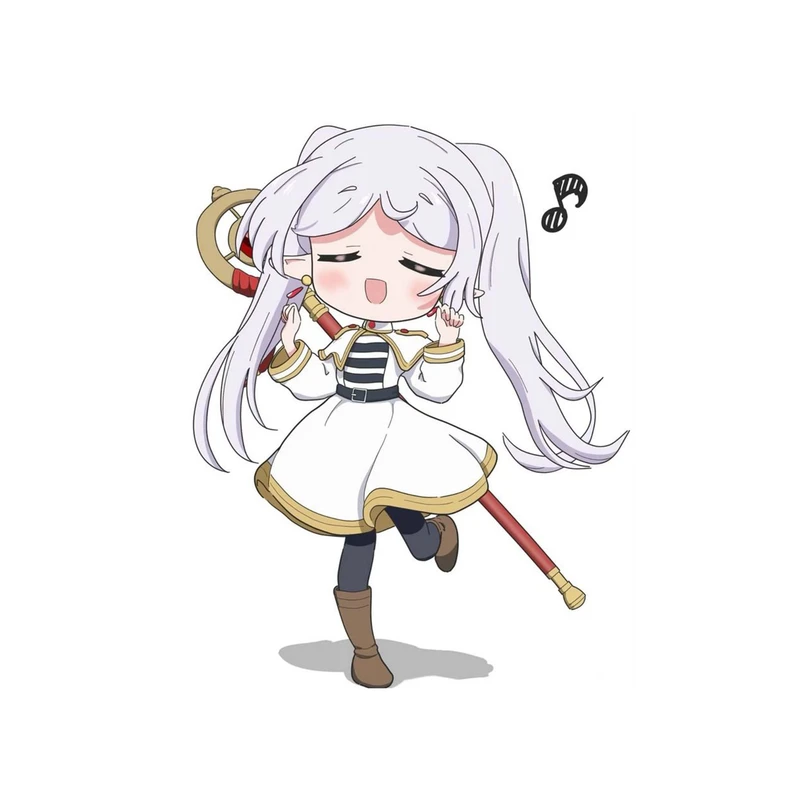 استیکر لپ تاپ و موبایل مدل انیمه طرح فریرن: فراتر از پایان سفر Frieren Beyond Journey's End کد 4257