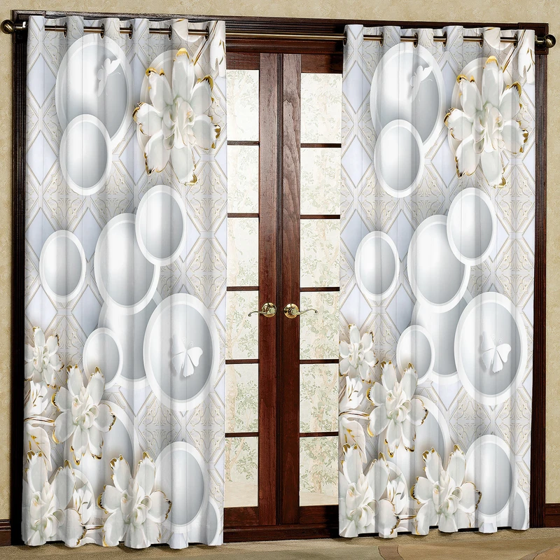  پرده مدل گل دار مخمل پانچی کد 4704 سایز 200x140 سانتی متر