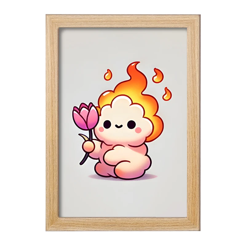 تابلو خندالو مدل گوله آتیش بامزه کد F11743