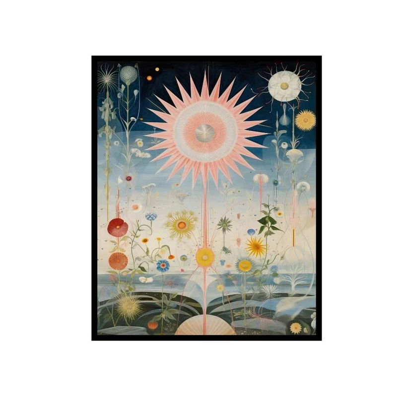 پوستر مدل گل عجیب و غریب