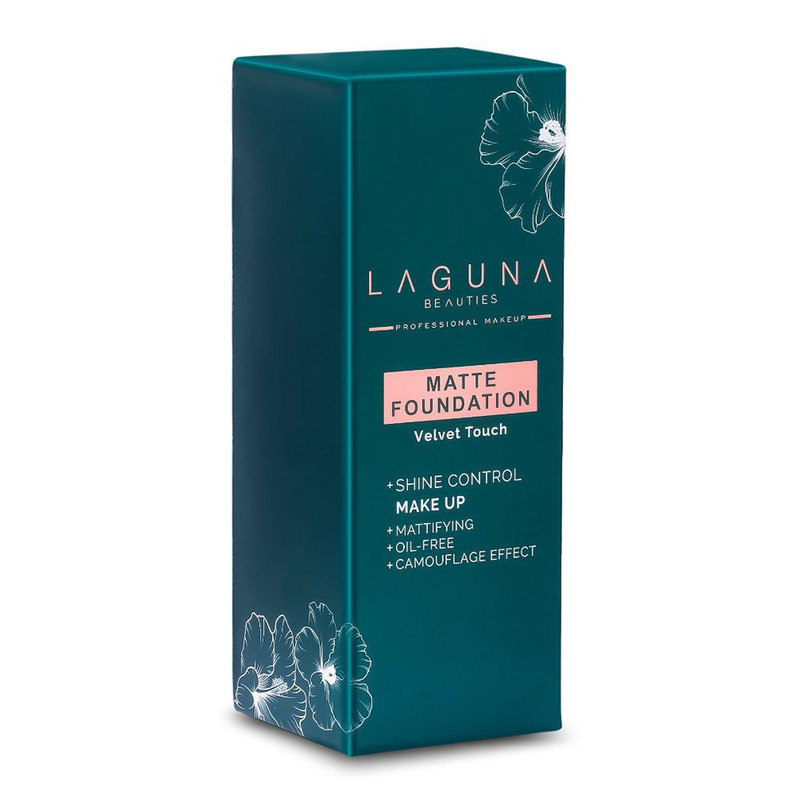 کرم پودر مایع لاگونا مدل MATTE شماره LMF05 مناسب برای پوست چرب و مختلط  وزن 30 گرم