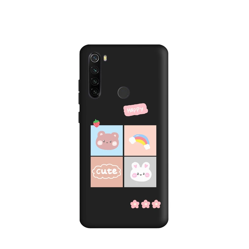 کاور قاب گارد طرح خرس و خرگوش کد t9083 مناسب برای گوشی موبایل شیائومی Redmi Note 8