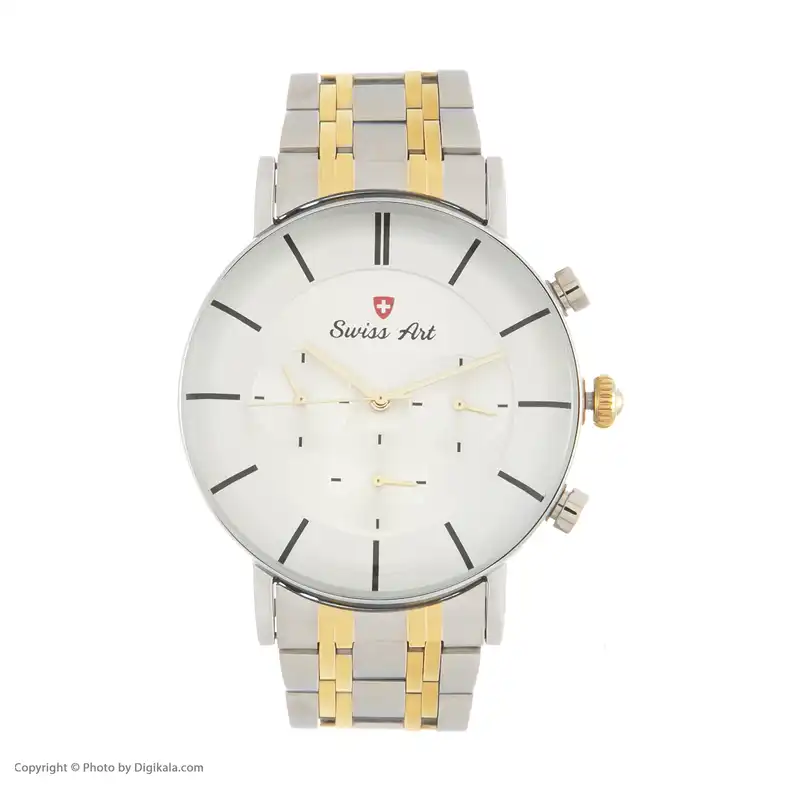 ست ساعت مچی عقربه ای زنانه و مردانه سوئیس آرت مدل 08-920007