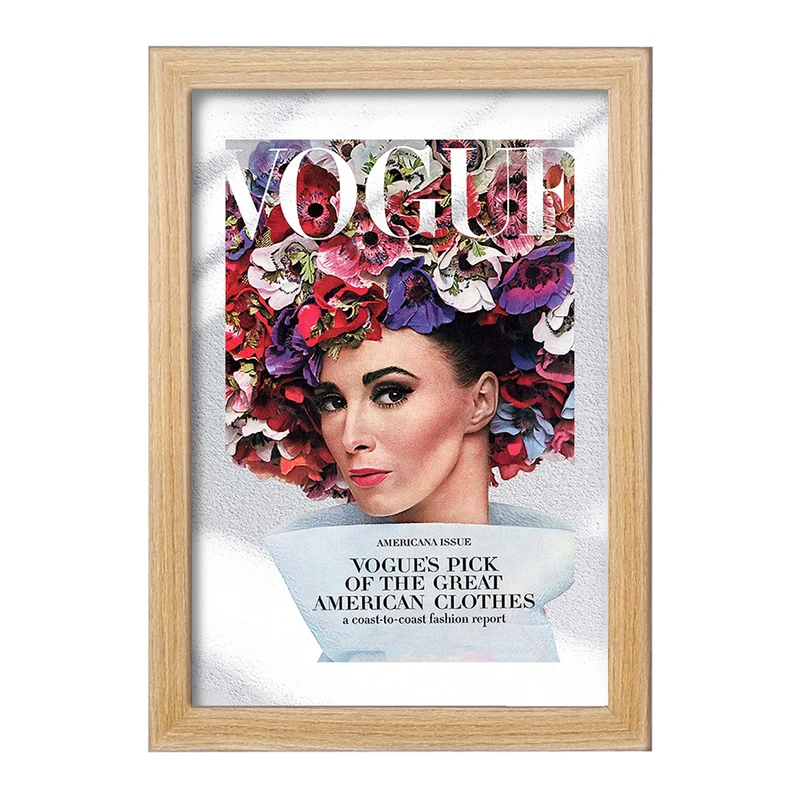 تابلو خندالو مدل مجله وگ (Vogui) کد F11332