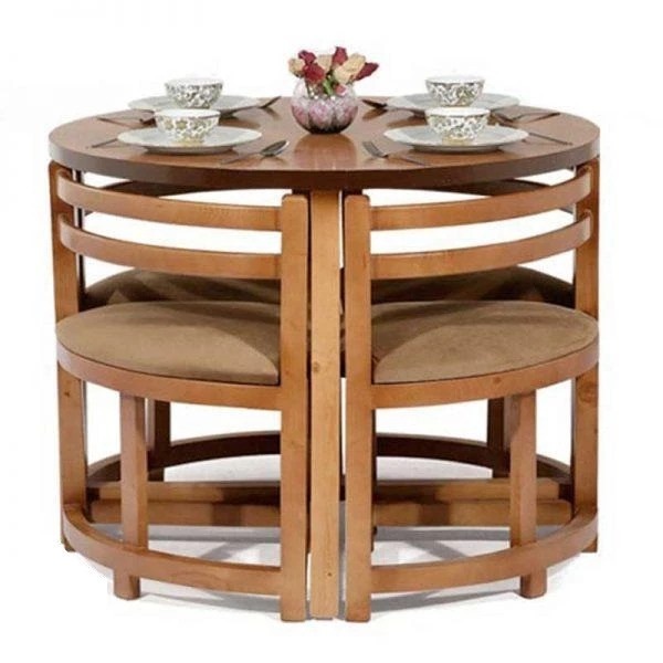 میز و صندلی ناهارخوری 4 نفره مدل کمجا v4