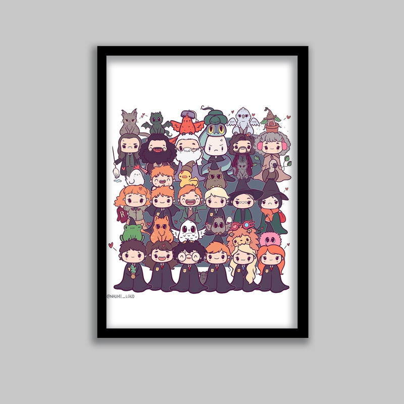 تابلو مدل هری پاتر Harry Potter کد LA-G10602-2