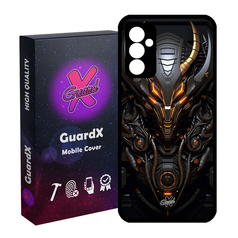 کاور گارد ایکس طرح جنگجو مدل Glass10615 مناسب برای گوشی موبایل سامسونگ Galaxy S23 FE