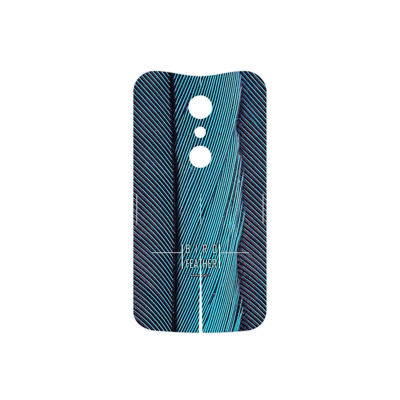 برچسب پوششی ماهوت مدل Turquoise feathers مناسب برای گوشی موبایل موتورولا Moto G 2nd gen
