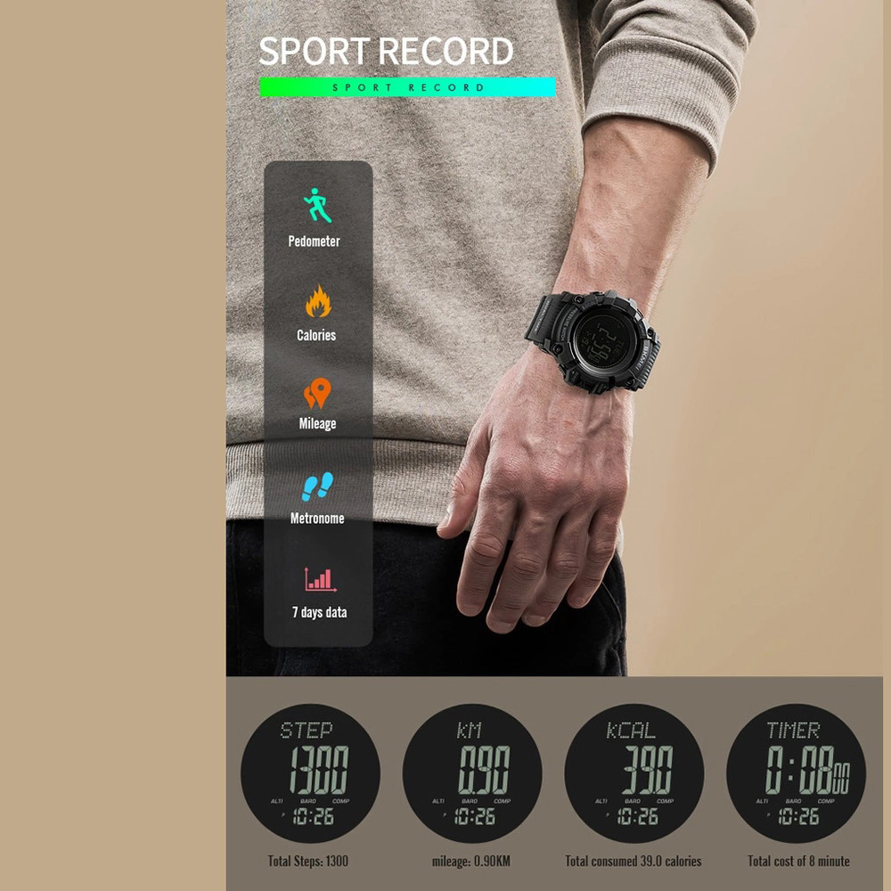 ساعت مچی دیجیتال مردانه اسکمی مدل 1358BLC ساعت مچی دیجیتال مردانه اسکمی مدل 1358BLC
