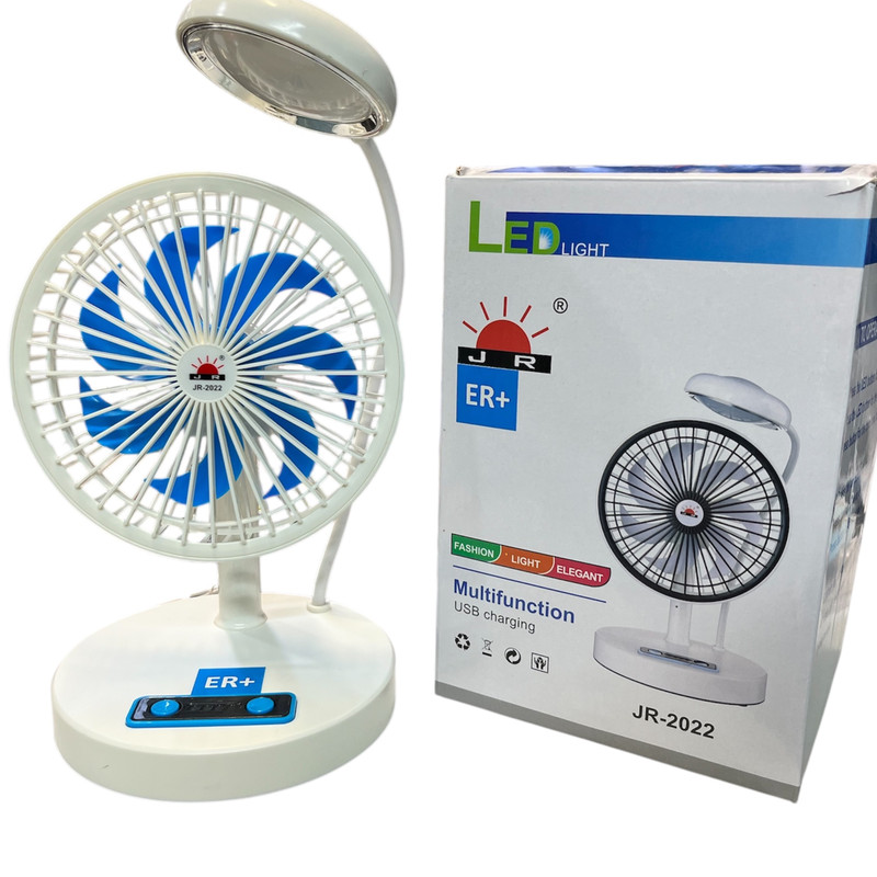 پنکه شارژی مدل ER+128 ظرفیت 1600 میلی آمپر ساعت