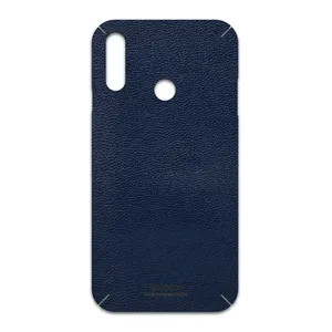 MAHOOT Deep-Blue-Leather Cover Sticker for LG W10