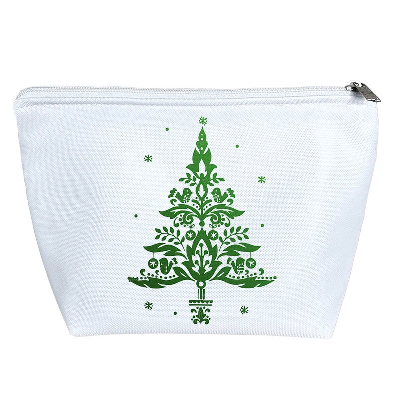 کیف لوازم آرایش دخترانه خندالو مدل درخت کریسمس کد 8160