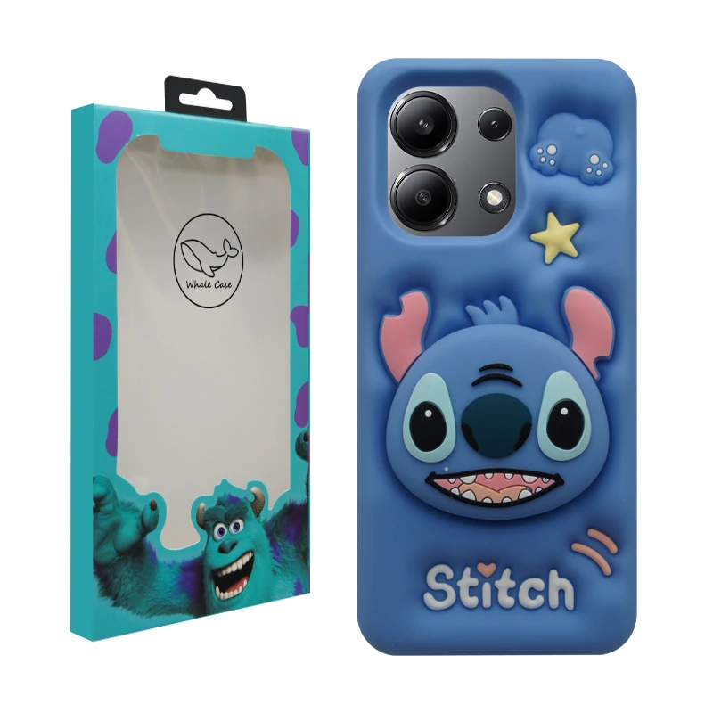 کاور وال کیس مدل Stitch مناسب برای گوشی موبایل شیائومی Redmi Note 13 4G