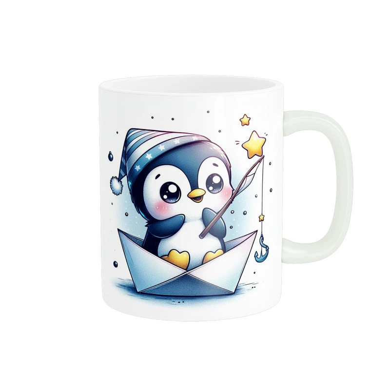 ماگ پاد آفرین طرح پنگوئن کد 3818