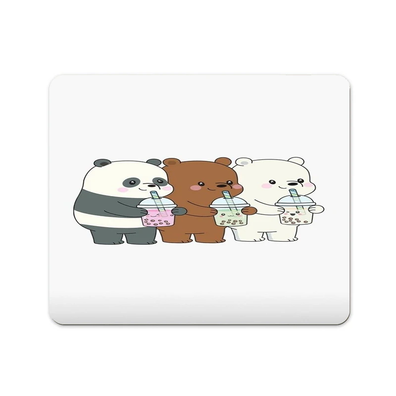 ماوس پد پاد آفرین مدل فانتزی طرح سه کله پوک کد p196 سایز 24*19 سانتی متر 