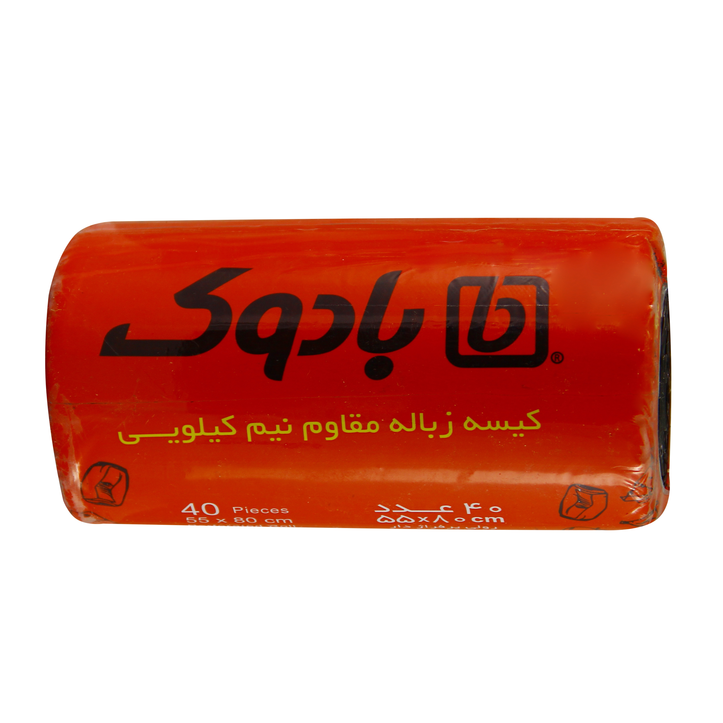 کیسه زباله بادوک مدل 01 بسته ۴۰ عددی