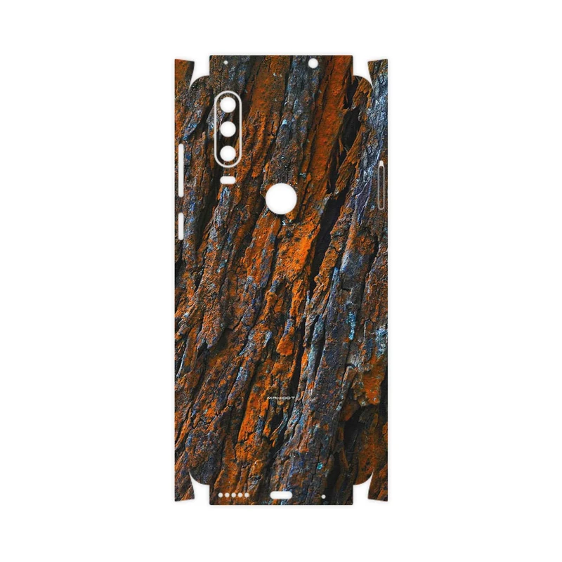 برچسب پوششی ماهوت مدل Wood Texture 6-FullSkin مناسب برای گوشی موبایل موتورولا One Action