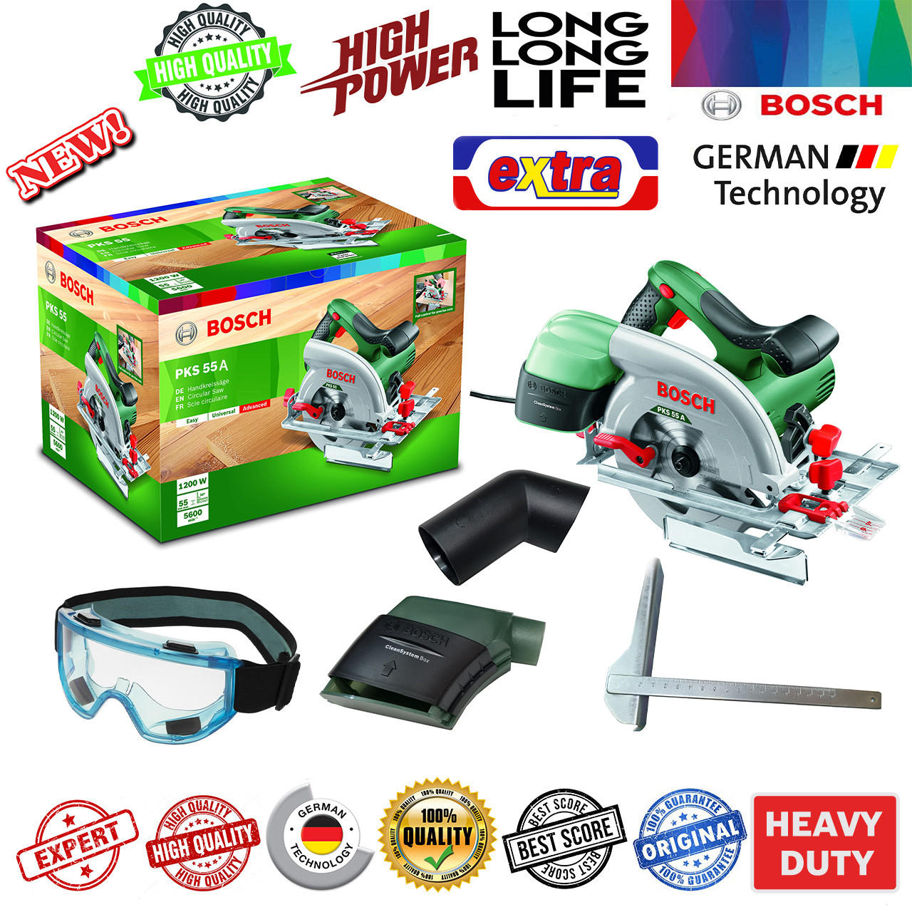 فرز نجاری بوش مدل اره گرد PKS 55 A Advanced