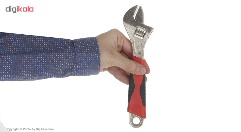 آچار فرانسه ای آر جی مدل 20024 سایز 8 اینچ