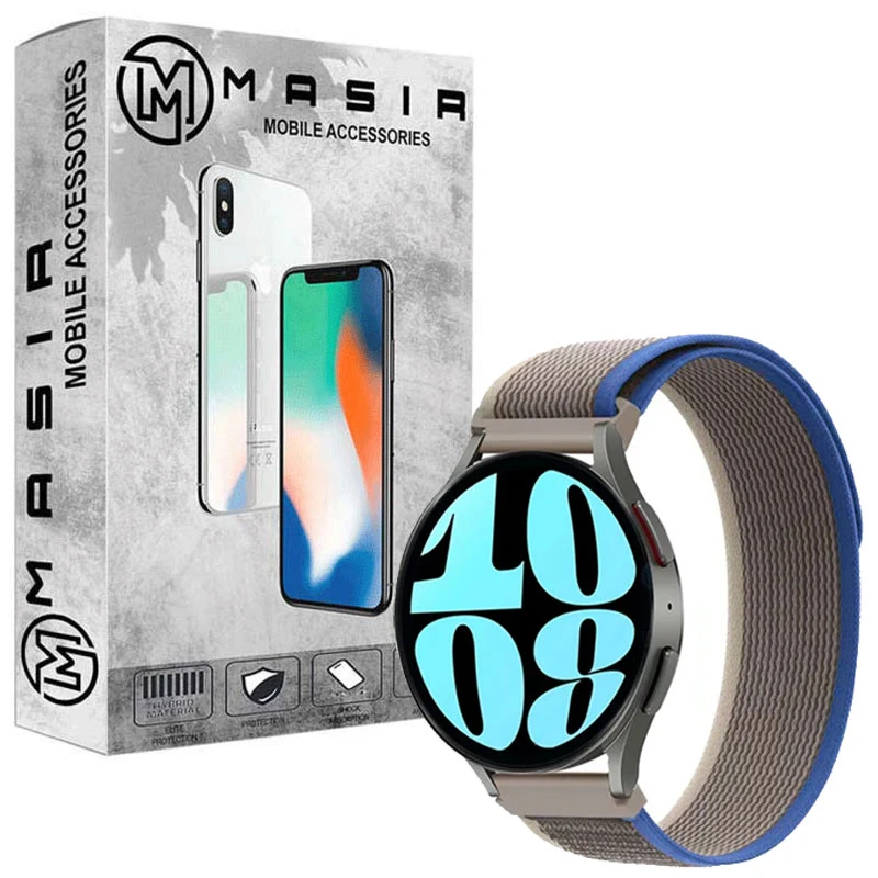 بند مسیر مدل Trail Loop Strap مناسب برای ساعت هوشمند  سامسونگ Galaxy Watch 6 40mm / watch 6 44mm / Watch 6 Classic 43mm / Watch 6 Classic 47mm