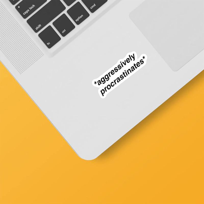 استیکر لپ تاپ و موبایل بووم طرح نوشته کد BM32