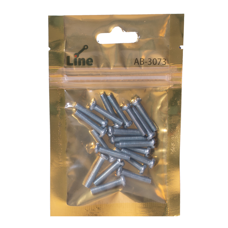 پیچ مهره خور  مدل AB-3073 بسته 20 عددی