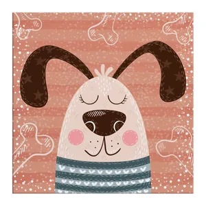 زیربشقابی طرح سگ کد IDM 293