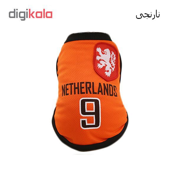 لباس فوتبالی سگ طرح تیم ملی سایز3XL