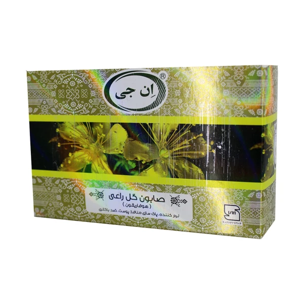 صابون شستشو ان جی مدل گل راعی وزن 100 گرم
