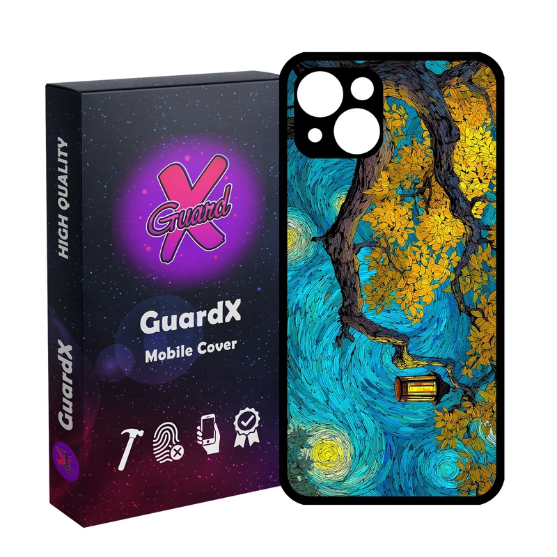 کاور گارد ایکس طرح درخت ونگوگ مدل 10936 مناسب برای گوشی موبایل اپل iPhone 13