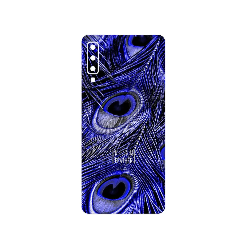 برچسب پوششی ماهوت مدل Purple Feather مناسب برای گوشی موبایل سامسونگ Galaxy A7 2018