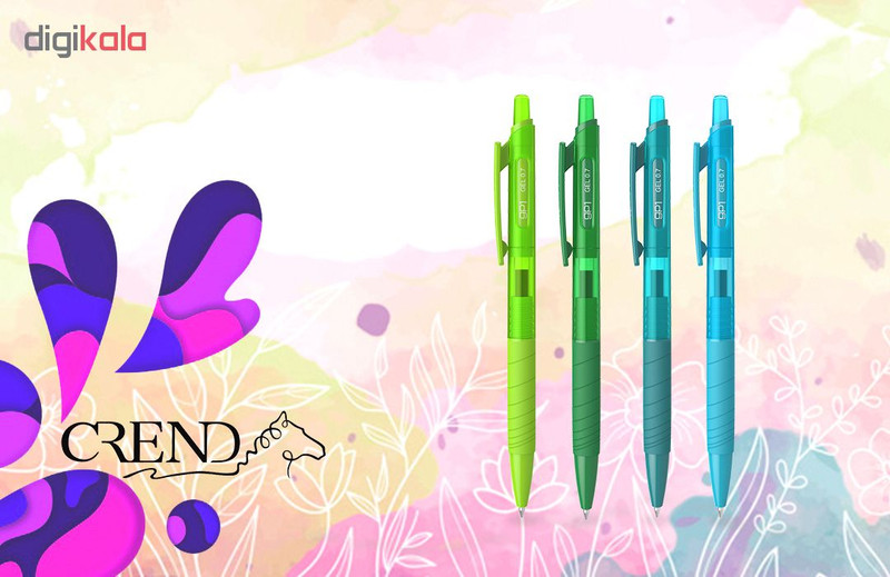روان نویس کرند مدل GP1 بسته ۴ رنگ قطر نوشتاری 0.7 میلی متر