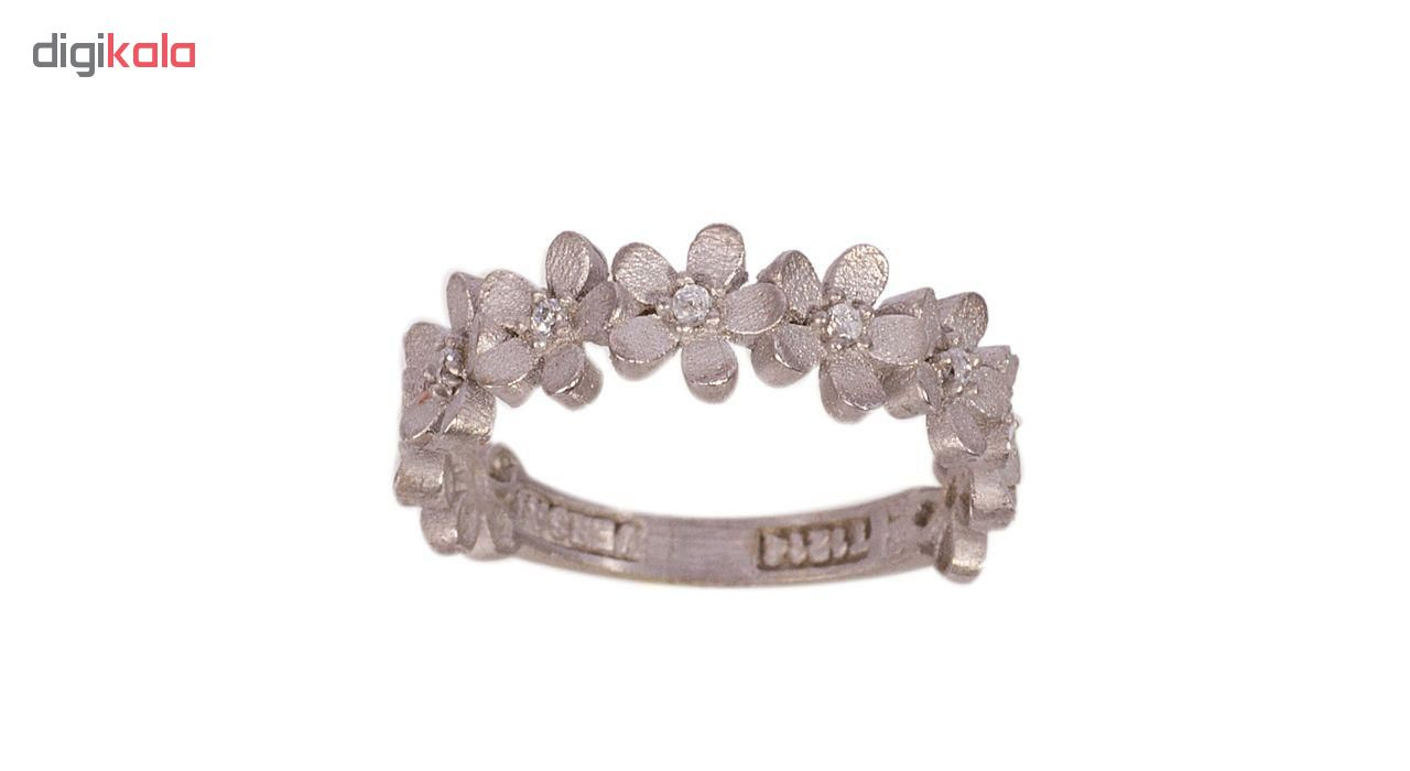 انگشتر طلا 18 عیار گالری مرجان مدل 0853