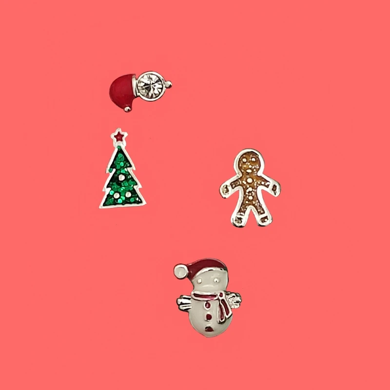 پیرسینگ گوش زنانه سیکس مدل E2492 بسته 4 عددی