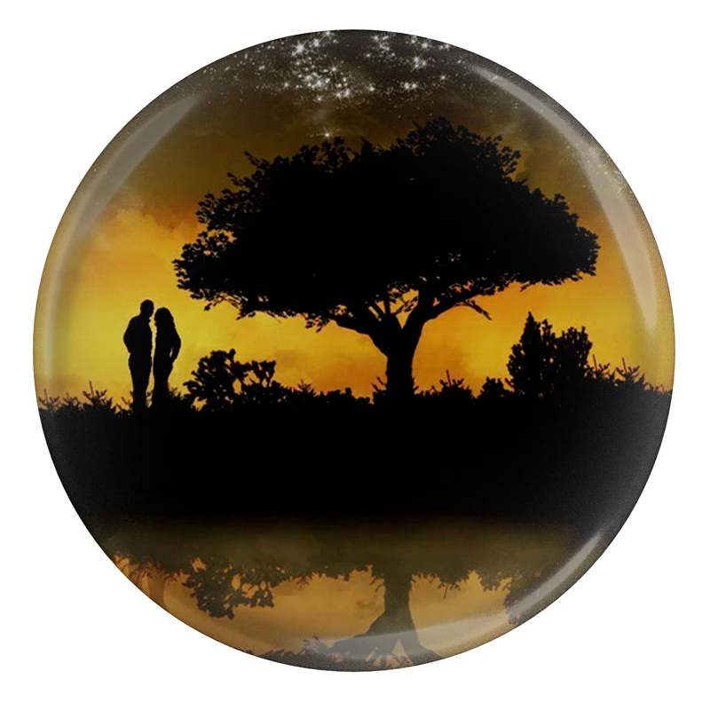 مگنت طرح درخت و دختر و پسر مدل S10113 